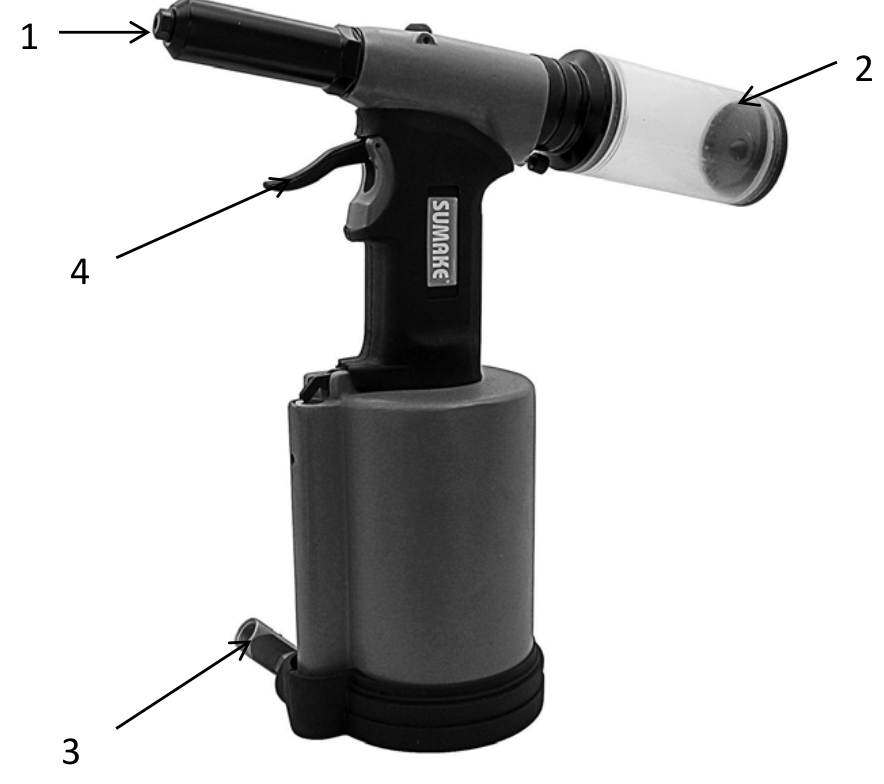 Устройство звклепочника