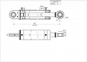 Гидроцилиндр ЦГ-100.50х500.22