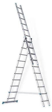 Лестница промышленная трехсекционная Sarayli 3 x 17