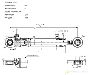 Гидроцилиндр КГЦ 101-01.50-32-80