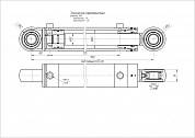 Гидроцилиндр ЦГ-80.50х655.11