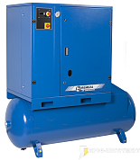 Винтовой компрессор на ресивере 500л. с частотным регулятором REMEZA ВК30-8(10/15)-500ВС