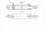 Гидроцилиндр ЦГ-80.40х500.17