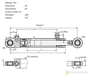 Гидроцилиндр КГЦ 101-02.50-32-100