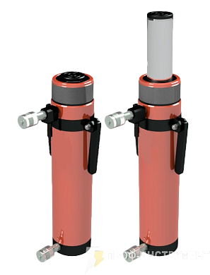 Домкрат универсальный гидравлический двойного действия ДУ150Г150