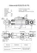 Гидроцилиндр КГЦ 762.125-60-710