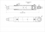 Гидроцилиндр ЦГ-110.80х1700.25