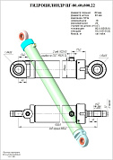 Гидроцилиндр ЦГ-80.40х800.22