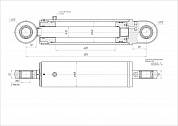 Гидроцилиндр ЦГ-140.70х400.11