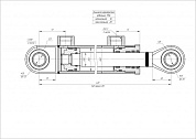 Гидроцилиндр ЦГ-50.30х210.11
