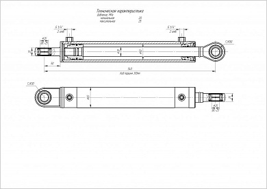 Гидроцилиндр ЦГ-50.30х310.11
