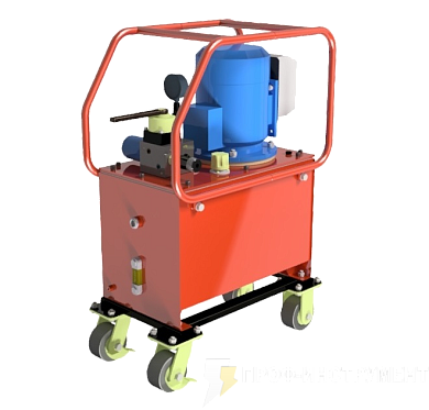 Насосная станция с электроприводом с ручным распределителем НЭР-5,0И40Т1