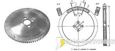 Пила дисковая сегментная (пила Геллера) 400х6