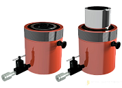 Домкрат универсальный гидравлический одностороннего действия ДУ150П100