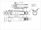 Гидроцилиндр ЦГ-70.50х1160.22